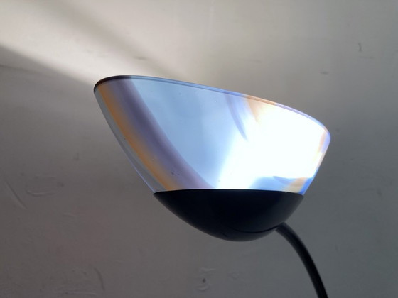 Image 1 of Italienische Halogen Stehleuchte Bogenleuchte Muranoglasschirm von Missoni 80er