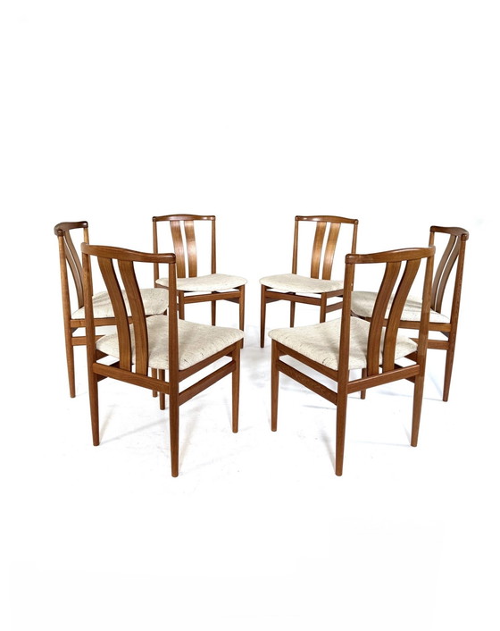 Image 1 of 6x vintage dining chair, Vamdrup Stolefabrik '60
