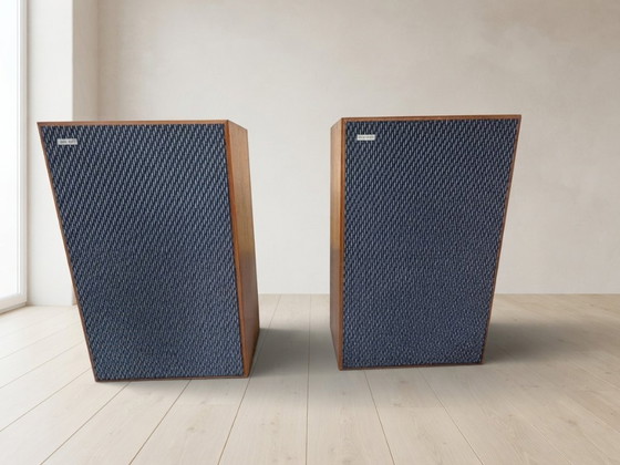 Set van twee Tesla ARS 825 Hi-Fi luidsprekers, vintage houten behuizing, Tsjecho-Slowakije, 66 × 41 × 25 cm (photo 6 of 12)