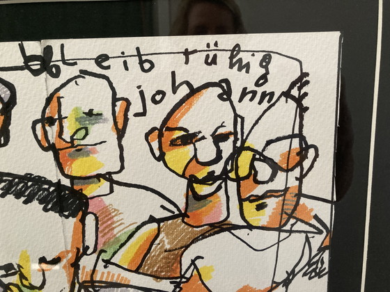 Image 1 of Drawing/aquarelle Herman Brood