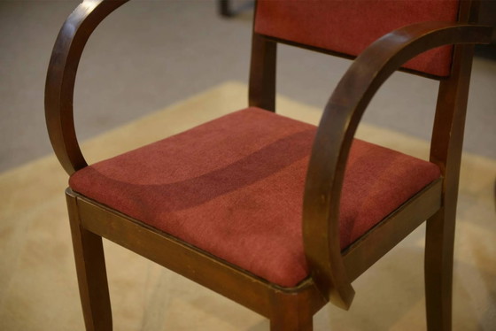 Paire de Fauteuils Bridge années 60 – Velours, Vintage (photo 8 of 9)