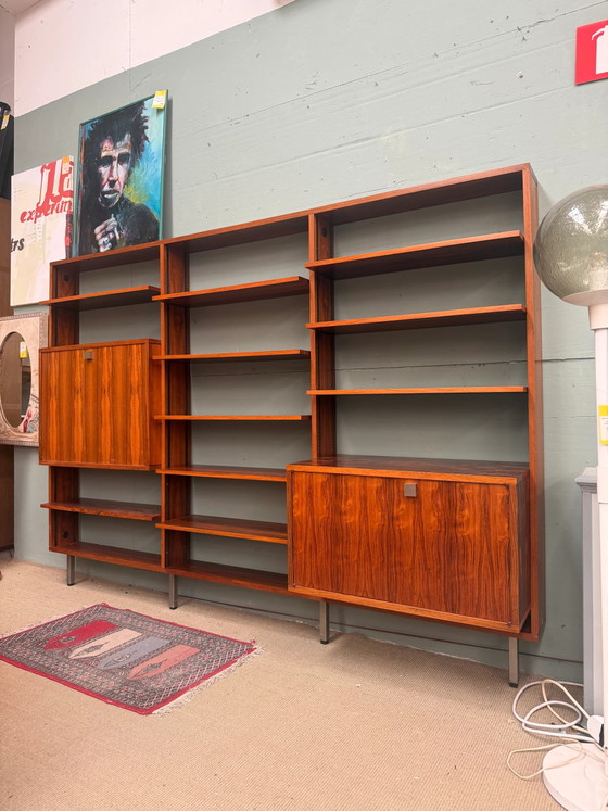 Image 1 of Alfred Hendrickx voor Belform Wandmeubel – Modulair planken systeem van palissanderhout