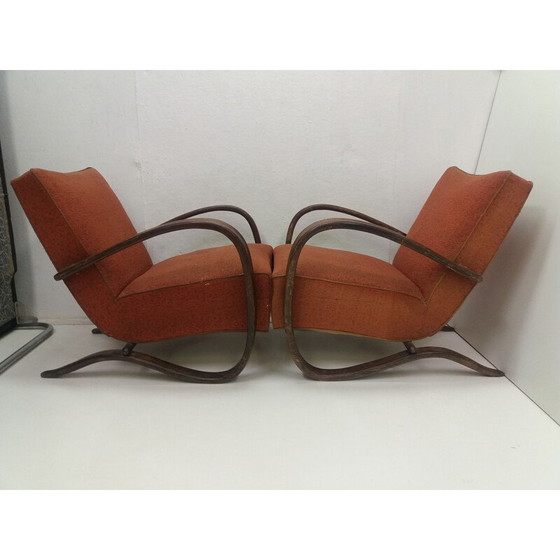 Image 1 of Vintage living room set by Halabala for Thonet, Czechoslovakia 1930s