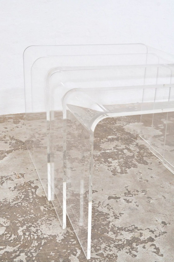 Image 1 of Set vintage in plexiglass Mimi, anni '70