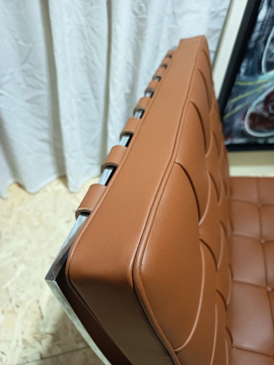 Image 1 of Sillones KNOLL Studio Barcelona (NUEVA Serie 2026) en piel natural (color coñac)