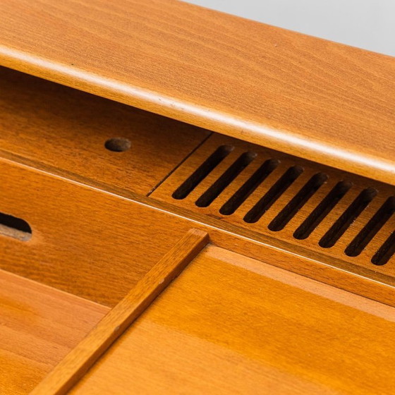 Image 1 of MOBILE TAVOLINO FIMSA SU PIEDISTALLO IN METALLO ANNI ’60 VINTAGE MODERNARIATO