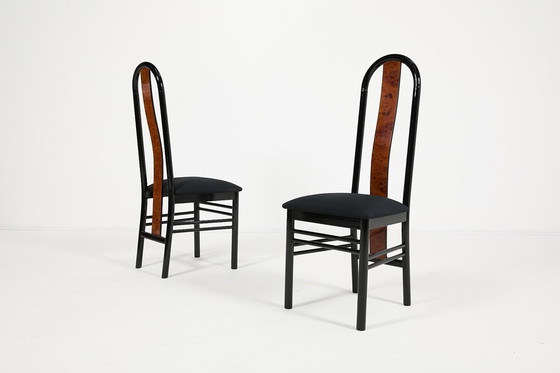Image 1 of Ensemble de 6 chaises vintage de GDM, Italie, années 1980