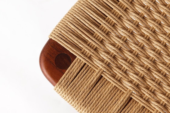 Image 1 of Silla de comedor de teca de mediados de siglo de Larsen & Bender Madsen para Naestved Møbelfabrik, Dinamarca - Años 60