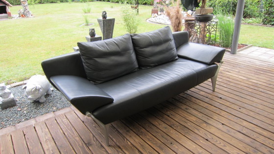 Image 1 of Sofá icónico de diseño en piel "Rolf Benz" modelo 1600. ¡En excelente estado!