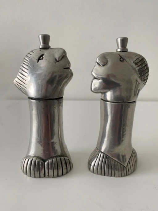 Caroll Boyes "Iconic" salt and pepper set for men and women