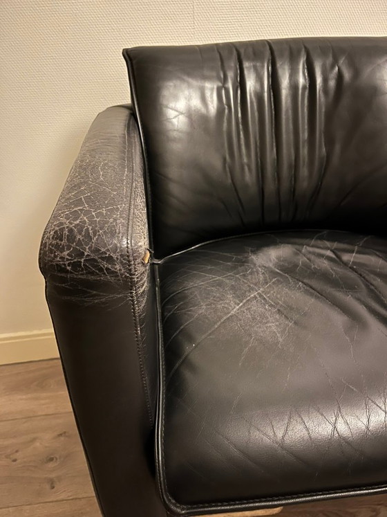 Luxury Leolux Fabio Armchair Black Leather (photo 3 of 7)
