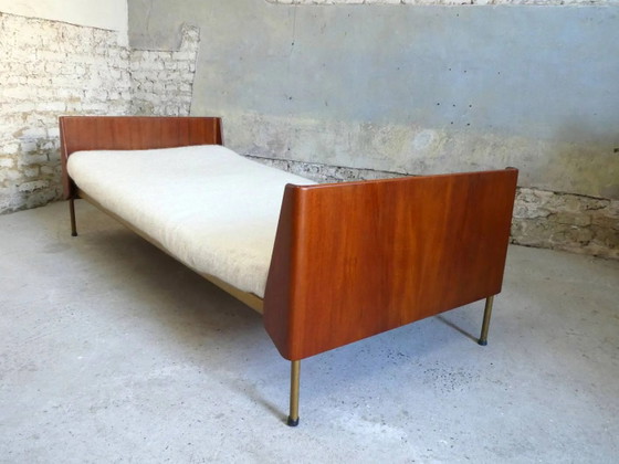 Daybed en teck, Danemark, 1960 – Matelas et sommiers, Scandinavian (photo 11 of 11)
