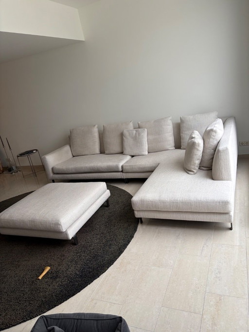 Minotti Andersen sofá con reposapiés