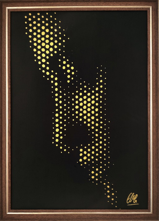 Walter Geraci - Madame Pois (Gold) With Frame