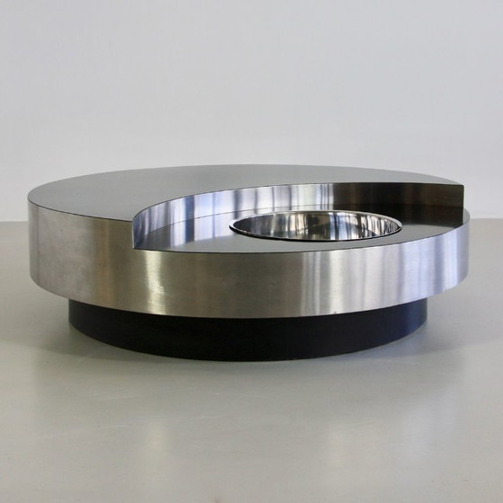 Image 1 of TRG round coffee table, Willy Rizzo