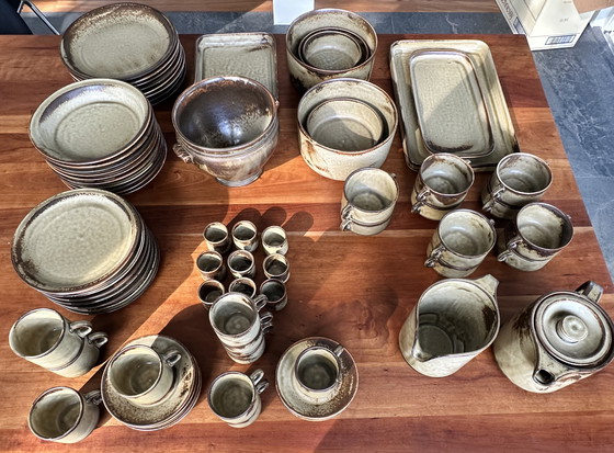 Image 1 of 68-Piece Vintage Dinnerware From Suisse Langenthal (Savanna Sahara)