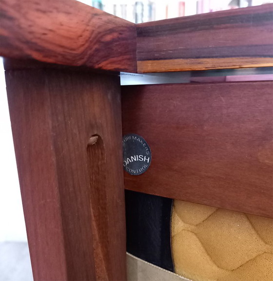 Illum Wikkelsø „Capella“ Divani 2 posti | Palissandro e Pelle | Niels Eilersen 1960s – Leather, Wood (photo 15 of 15)