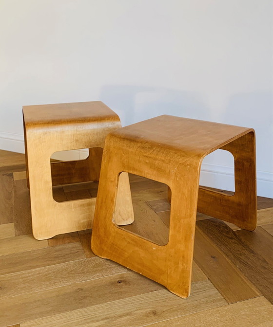 Image 1 of 2X Ikea Benjamin Stool By Lisa Norinder