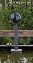Image 1 of Bronze Art Object "Split Unity"