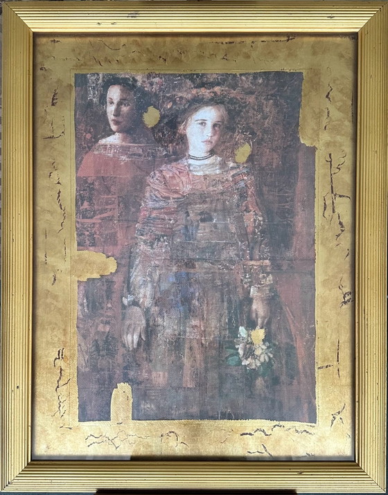 Mersad Berner - Ritratto di ragazza – Mersad Berber, Arte, Carta, Legno (photo 2 of 6)