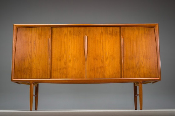 Image 1 of Mobiletto a credenza attribuito ad Axel Christensen per Aco Møbler, anni '60