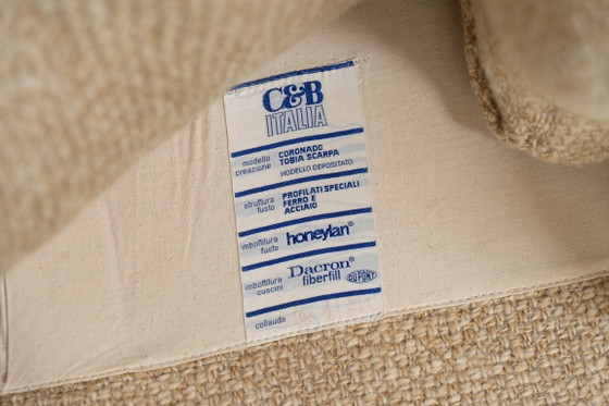 Image 1 of Pair of “Coronado” armchairs by Tobia Scarpa for C&B Italia (Italy, 1970s).