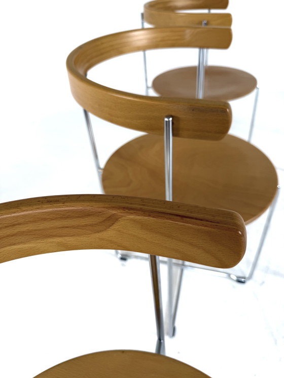 Image 1 of 6x Silla plegable de diseño 'Soley', Kusch & Co '80