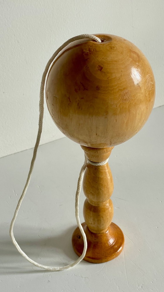 VINTAGE Massief Houten BILBOQUET Spel – Decoratieve objecten (photo 7 of 17)
