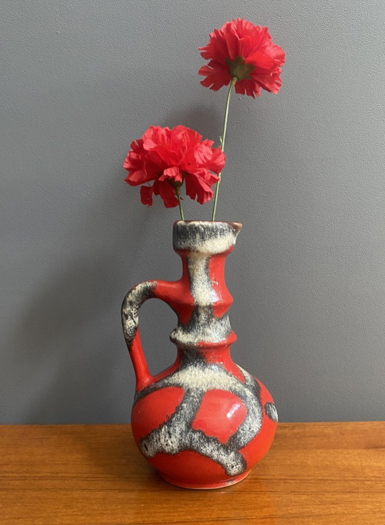 Image 1 of Jarrón de lava roja de Jopeko modelo 7201-21