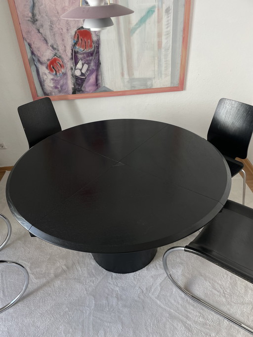 Quadrondo table Erwin Nagel black