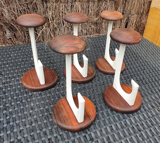 Lot de 5 crochets muraux Schönbuch – kapstokken, Metal, Wood (photo 2 of 11)