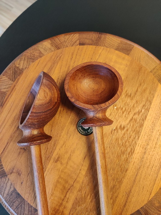 Image 1 of Digsmed Danimarca, set di ciotole per insalata, teak