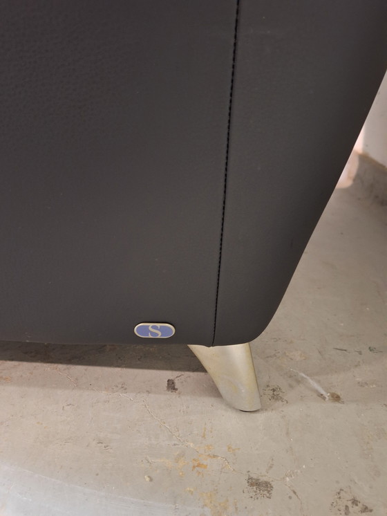 Image 1 of Desede de sede DS-23 armchairs 2 pieces in black leather