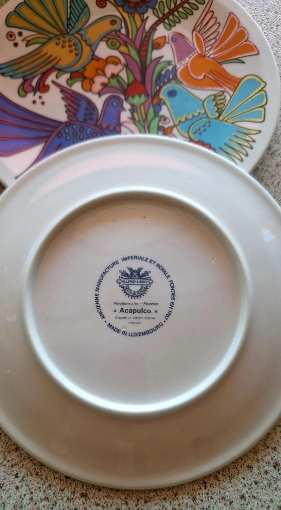 Image 1 of Villeroy en Boch Acapulco dessertbordjes 12x
