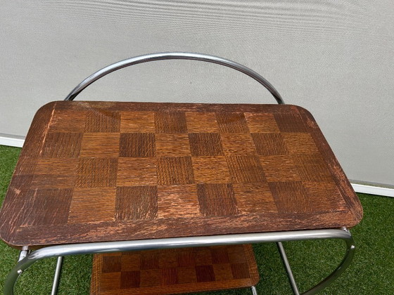 Image 1 of Art deco side table. 