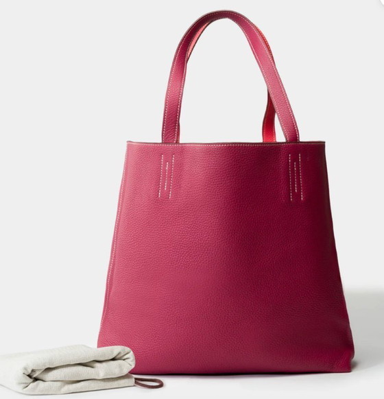 Image 1 of Sac HERMES en Cuir Rouge - 101897