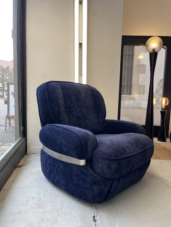 Image 1 of Set di divano e 2 poltrone Space Age anni '70