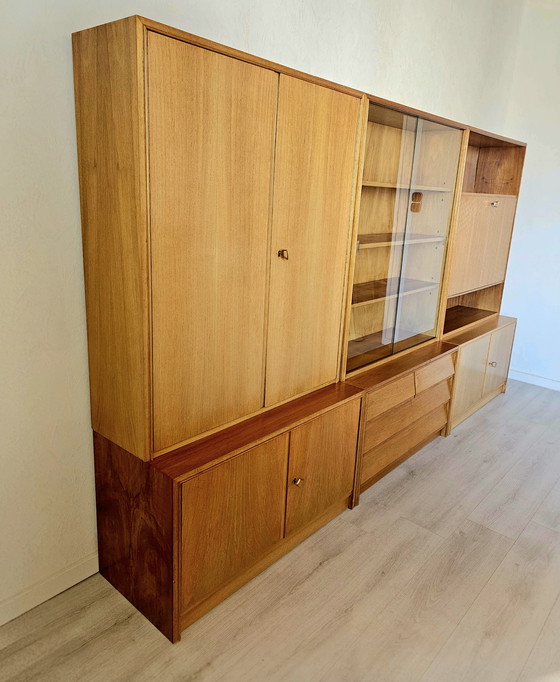 Image 1 of Mid-Century Schrankwand, Wohnzimmerschrankwand im skandinavischen Design