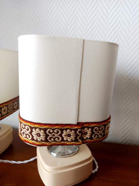 Image 1 of 2x vintage lamps 1970