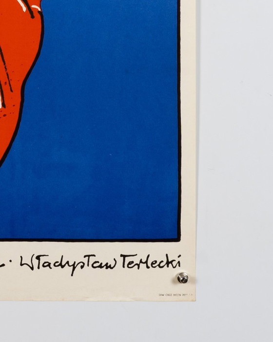 Odpocznij po biegu – 1976 – Affiche de théâtre vintage originale de Waldemar Świerzy – Moderne milieu de (photo 7 of 8)