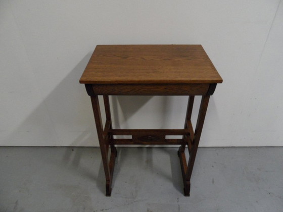 Image 1 of Vintage Oak Sidetable