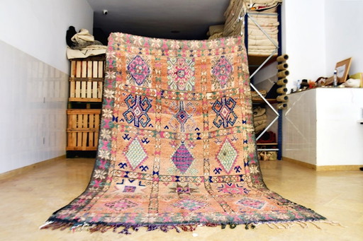 Symmetrisch Marokkaans Beni M'Guild Vintage Vloerkleed - 310 x 185 cm