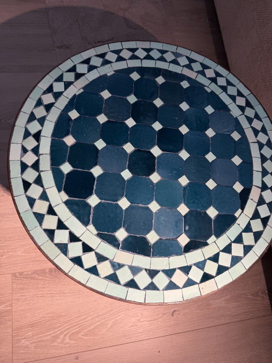 Image 1 of Mosaic Tile Table