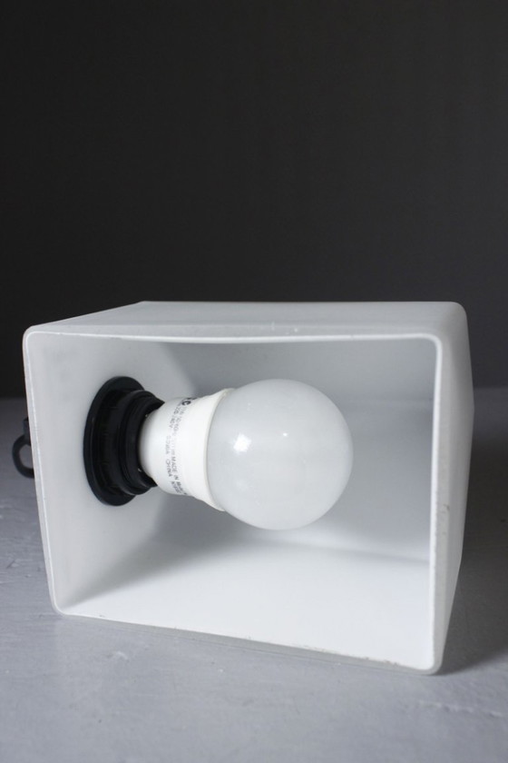 Image 1 of Opaline table lamp with book rest, designed by Sang Jin Lee for Suck UK