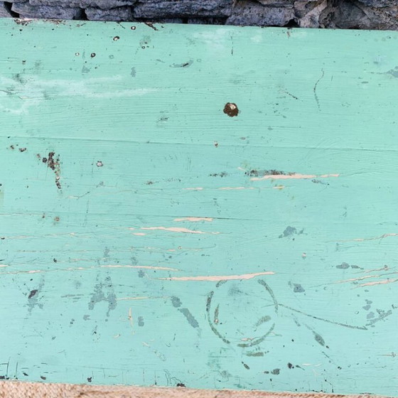 Image 1 of Buffet parisien vert et blanc