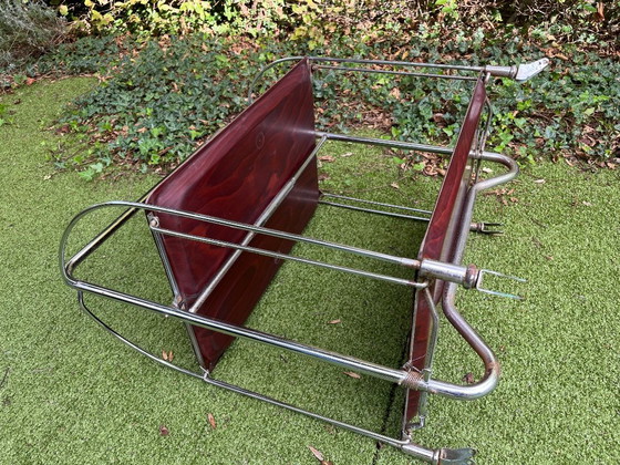 Gerlinol Foldable Bar Cart / Trolley – Chrome (photo 11 of 24)