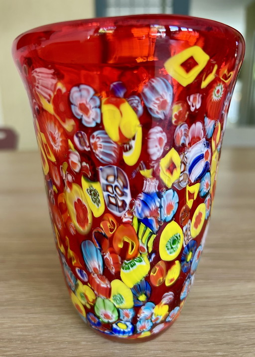 Vase vintage Murano Confetti
