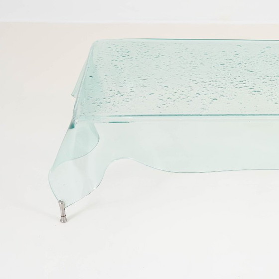 Image 1 of Table basse en cristal « Mouchoir »