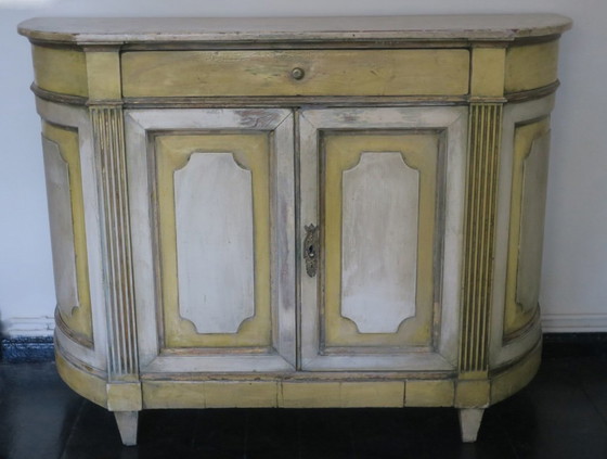 Gustaviaans beschilderd buffet/dressoir, Zweden 1780 – Wood (photo 21 of 21)