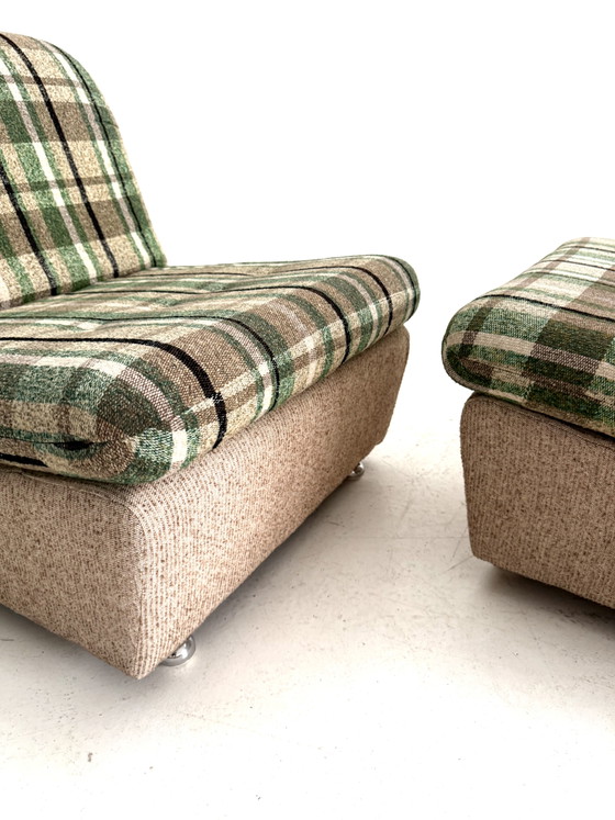 Set van 2 vintage fauteuils, Duitsland ‘80 – Metal, Wood (photo 7 of 11)